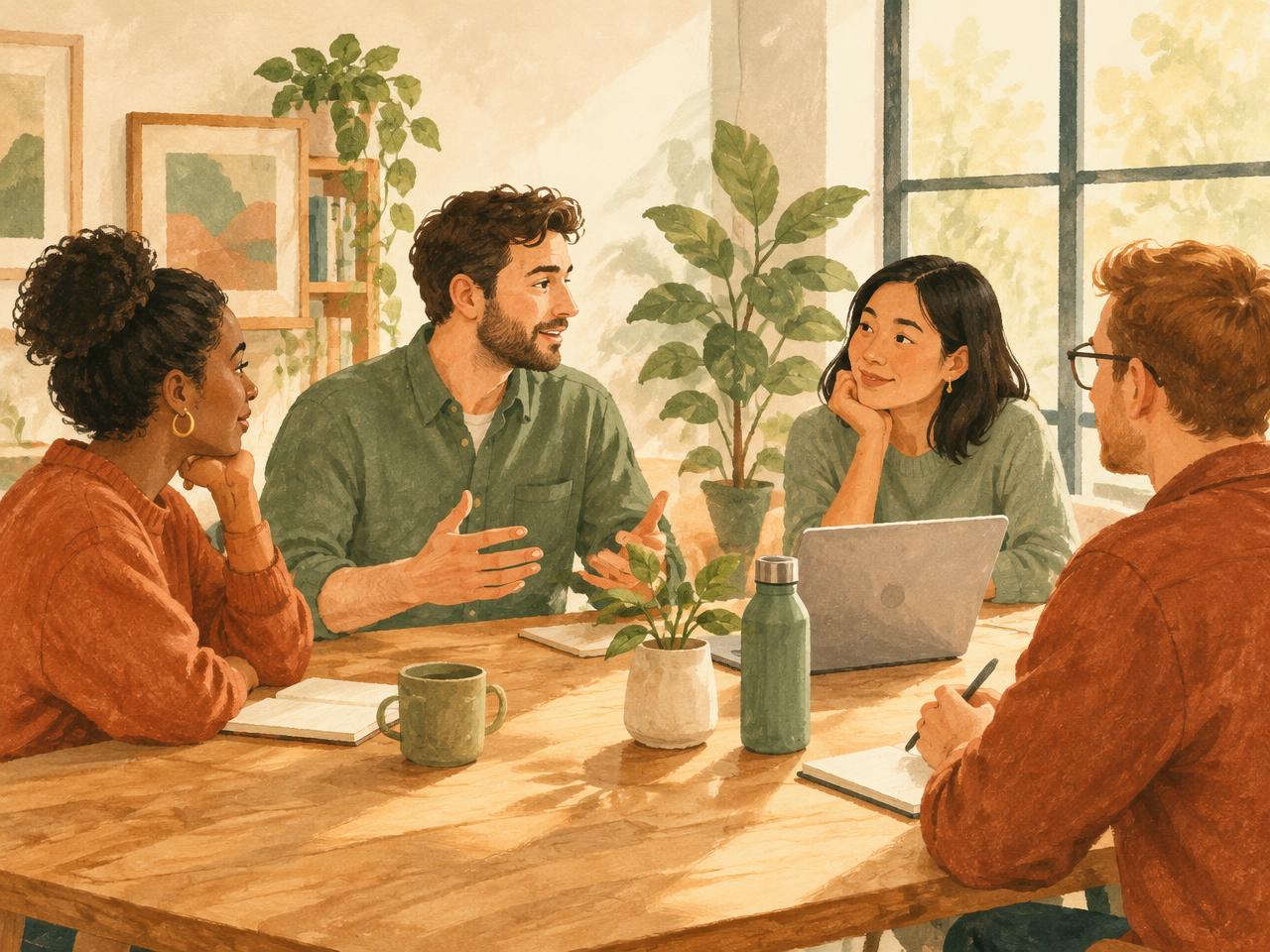 Team im Gespräch